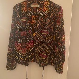 Coachella multi color lightweight jacket